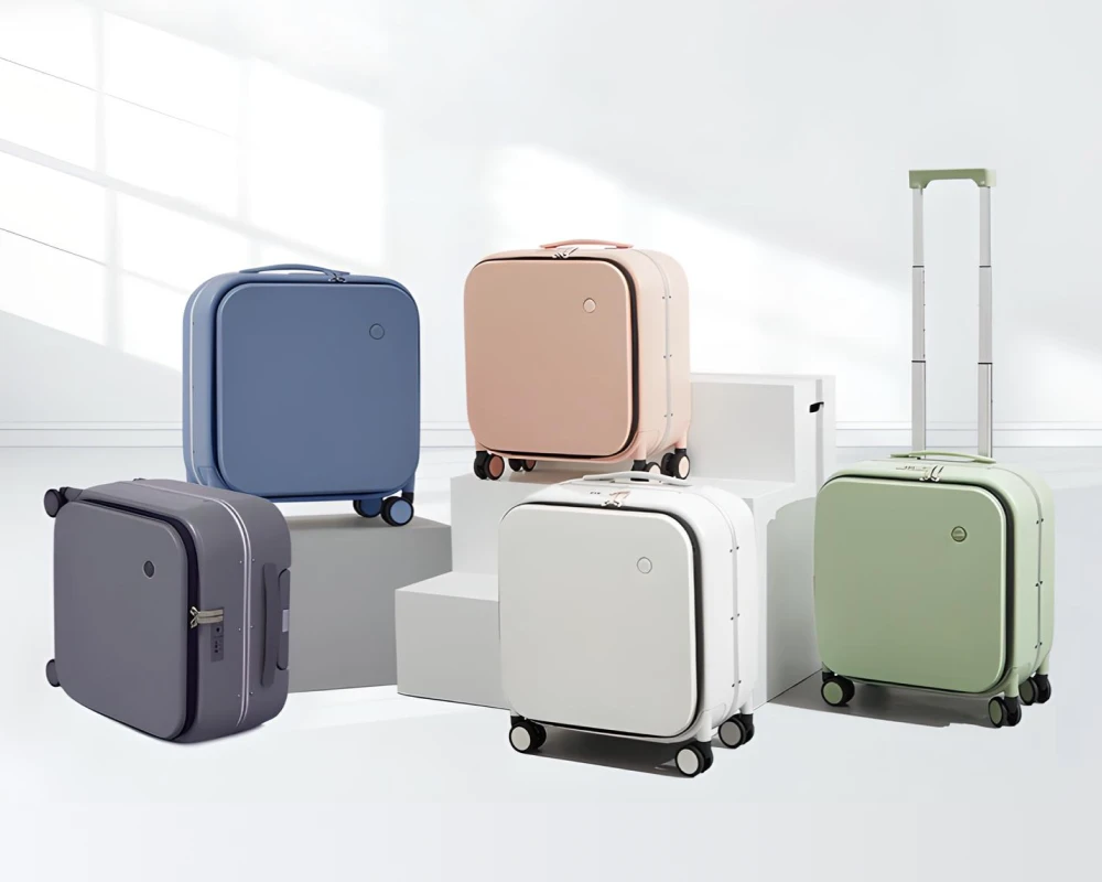 four wheel carry on luggage