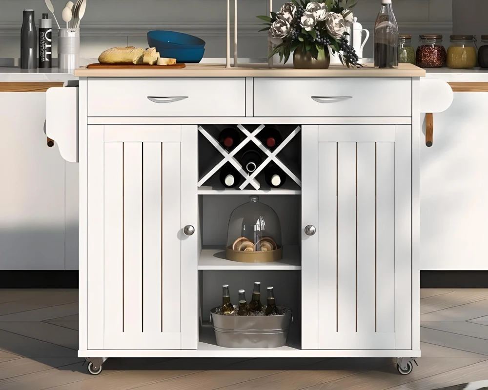 kitchen carts with storage
